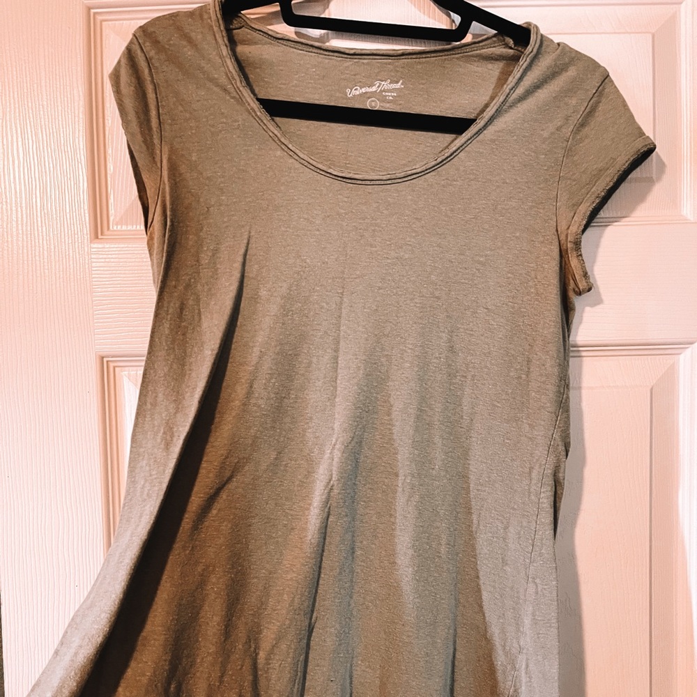 Sage Green tshirt dress